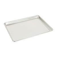 Chicago Metallic Recycled Aluminum Large 12x17 Baking Sheet, Perfect for Sweet and Savory Baking, with Natural Aluminum for Even Baking, Perfect for Cooking Pizza, Cookies or One Pan Sheet Meals