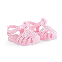 Corolle Baby Doll Pink Sandals Outfit Accessory - Mon Grand Poupon Baby Doll Clothes and Accessories fit 14