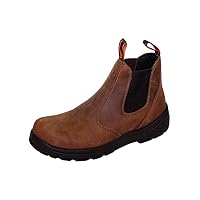 Thorogood Thoro-Flex 6” Slip On Composite Toe Work Boots for Men - Premium Leather with Slip-Resistant Outsole and Scuff-Free Translucent Bottom; EH Rated