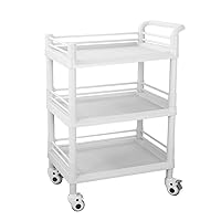 Recycling Vehicles,Salon Cart 3-Shelf Beauty Makeup Spa with Rolling Wheels, Hairdressing Tool Storage Trolley, Hospital Medical Equipment Organizer Rack (Size : 65X45X98Cm),Collecting Vehicles,6