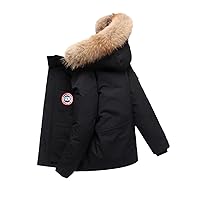 Winter Goose Down Jacket Men's Student Wool Collar Medium And Long Thick Warm Jacket Korean Version
