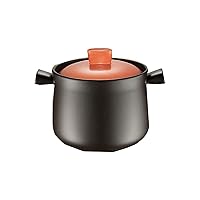 MEIYITIAN Cast Iron Frying Pan Casserole Household Cooker Commercial Soup Pot Open Flame Gas Pot Ceramic Pot Casserole Stone Pot Casserole (Size: 4500ML)