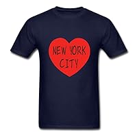 Diy Zausy Men's Heart New York City T-Shirts