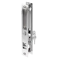 Prime-Line C 1076 Chrome Plated Flush Locking, Keyed, Door Handle Set (Single Pack)