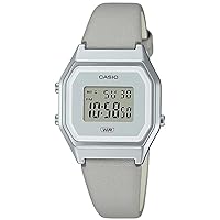 Casio Women Digital Quartz Watch with Leather Strap LA680WEL-8EF