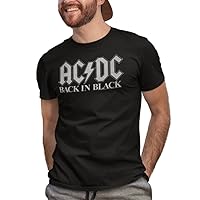 American Classics Unisex ACDC Back in Black 2 Adult Short Sleeve T-Shirt