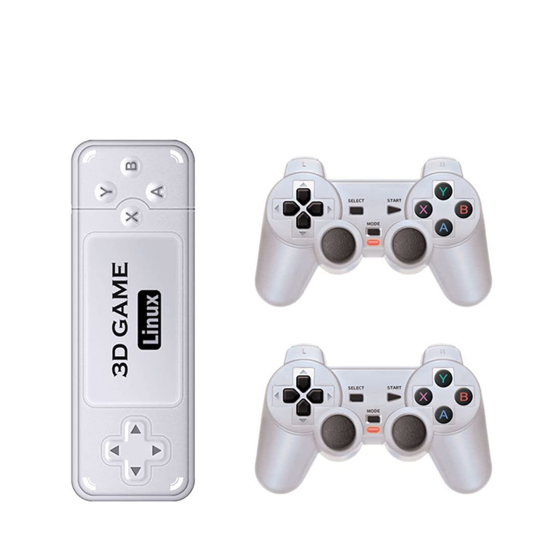Newcomer Y6 Game Stick, Retro Game Console with 10,000 Games, HD 4K 128G Plug and Play Video Games for TV