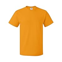 Fruit of the Loom 100% Heavy Cotton T-Shirt, Safety Orange, 2XL ( Pack3 )
