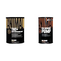 Animal TNT+ Test Booster Pack Pump Preworkout - Nitric Oxide, Creatine, Focus & Energy - 30 Count
