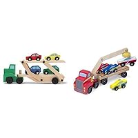 Melissa & Doug Car Carrier and Magnetic Car Loader