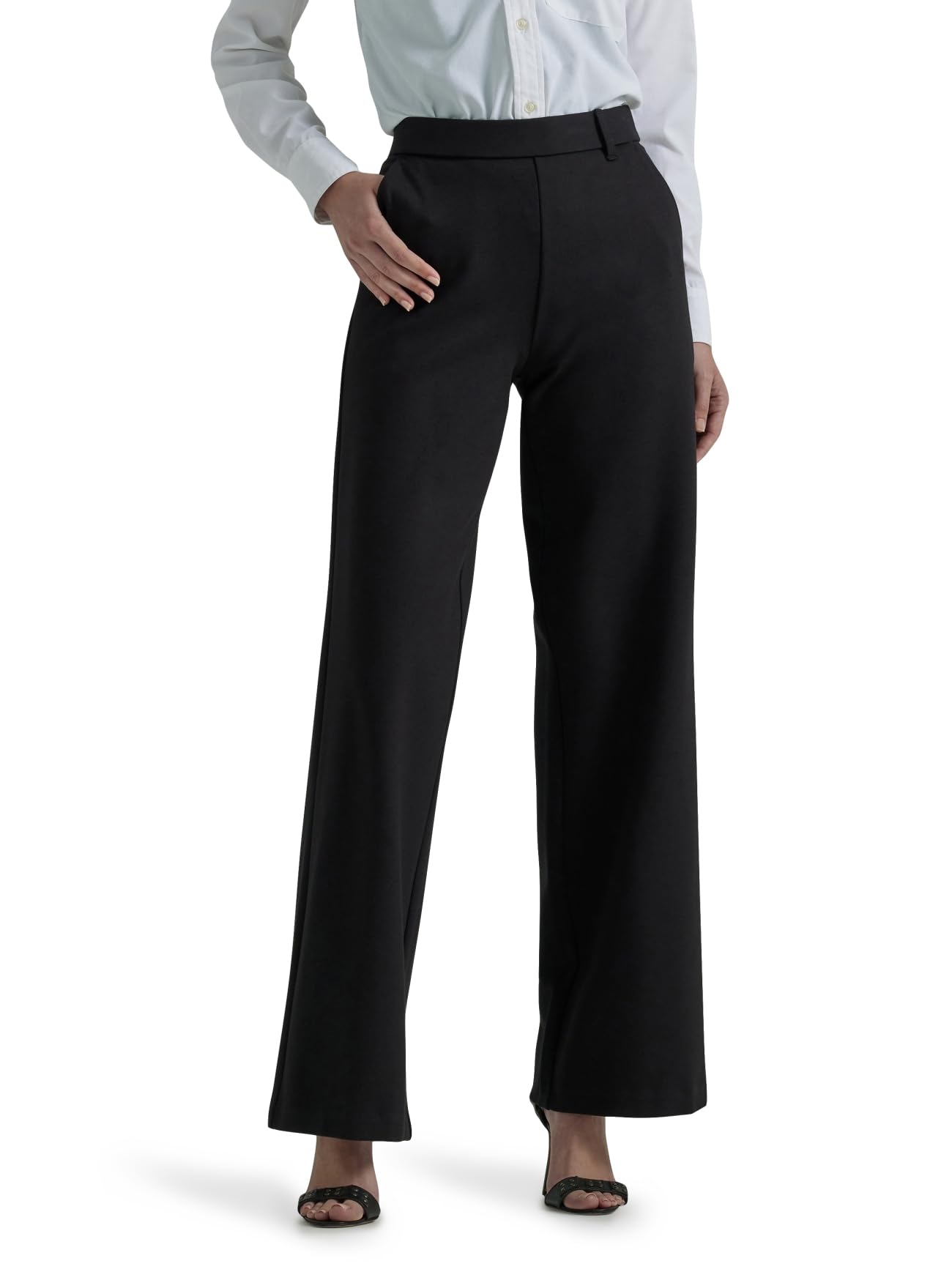 Lee Women's Ultra Lux Comfort Any Wear Wide Leg Pant