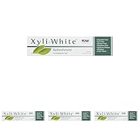 NOW Solutions, Xyliwhiteâ„¢ Toothpaste Gel, Refreshmint, Cleanses and Whitens, Fresh Taste, 6.4-Ounce (Pack of 4)