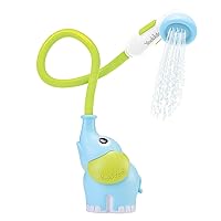 Baby Bath Shower Head - Elephant Water Pump and Trunk Spout Rinser - for Newborn Babies in Tub Or Sink