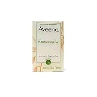 AVEENO Naturals Moisturizing Bar for Dry Skin 3.50 oz (Pack of 8)