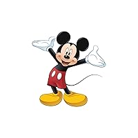 RoomMates Mouse RMK1508GM: Mickey & Friends Peel & Stick Giant Wall Decal, One Size