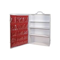 Medique MP701MTM General Purpose 4-Shelf Empty First Aid Cabinet, Standard, White