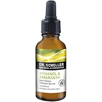 DR. SCHELLER - Intensive Anti-Wrinkle Serum with Argan Oil and Amaranth - Face, Neck and Décolleté - Reduces Wrinkles and Shrinks Pores - BDIH, Vegan, Not Tested on Animals - 30 ml
