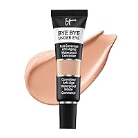 Bye Bye Under Eye Full Coverage Concealer - Travel Size - for Dark Circles, Fine Lines, Redness & Discoloration - Waterproof - Anti-Aging - Natural Finish, 0.11 fl oz