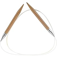 ChiaoGoo Circular 40 inch (102cm) Bamboo Dark Patina Knitting Needle Size US 10 (6mm) 2040-10