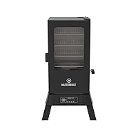 Masterbuilt®710 WiFi Digital Smoker, Vertical Design, 711 Cooking Sq. Inches, 4 Chrome Coated Smoking Racks, Wood Chip Loader, Electric Fuel Source to Plug in and Start Cooking, Black Model MB20070924