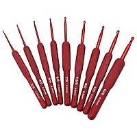 Crochet HooksCrochet Hooks Set Ergonomic Grip Crochet Needles for Beginners Knitting Tools 9PCS