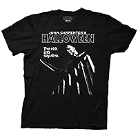 Ripple Junction Halloween Men's Short Sleeve T-Shirt Michael Myers The Trick is to Stay Alive Horror Film Officially Licensed