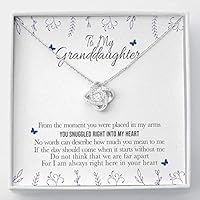 To My Our Granddaughter Necklace, Graduation Necklace Gift, Class of 2024 Senior Gift Necklace, Congrats Graduation Gift For Her, Congrats High School Gift, Granddaughter Jewelry Gift For Girl