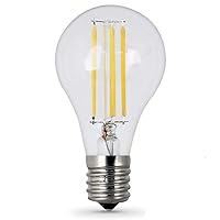Feit Electric BPA1575N/850/FIL/2 75W EQ DM LED E17 Base Light Bulb, 2 Bulbs