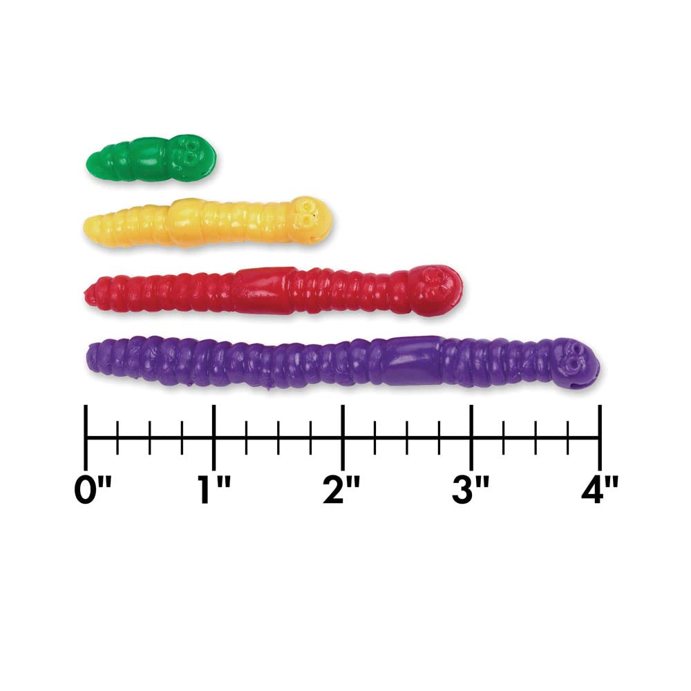 Learning Resources Measuring Worms - 72 Pieces, Ages 3+ Toddler Learning Toys, Counters for Kids