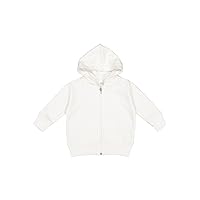RABBIT SKINS Infant Fleece Long Sleeve Full Zip Hooded Sweatshirt with Pouch Pockets (3446)