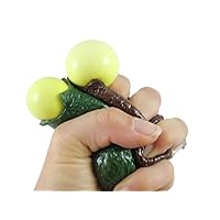 Set of 2 Avocado Squeeze Stress Ball with Shaving Cream Doh - Sensory, Stress, Fidget Toy OT