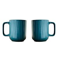 Striped Design Set Of 1 Ceramic Handmade Coffee Mug Pottery Mug 12 Oz