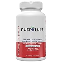 NAC Supplement N-Acetyl Cysteine Liver Supplement with Selenium & Molybdenum for Liver Health | N-Acetyl Cysteine 600 mg 100 Capsules