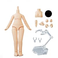 1/12 Scale BJD Doll Body 9.6cm/11cm YMY2 Body Action Figures Replacement Body Doll Accessories (Normal White,11cm)