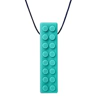 ARK's Brick Stick XT Textured Chew Necklace Made in The USA (Teal, Extra Tough)
