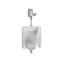 Toto UT445U#01 Commercial Washout High Efficiency 0.125 GPF Cal-Green Urinal with Top Spud, White White