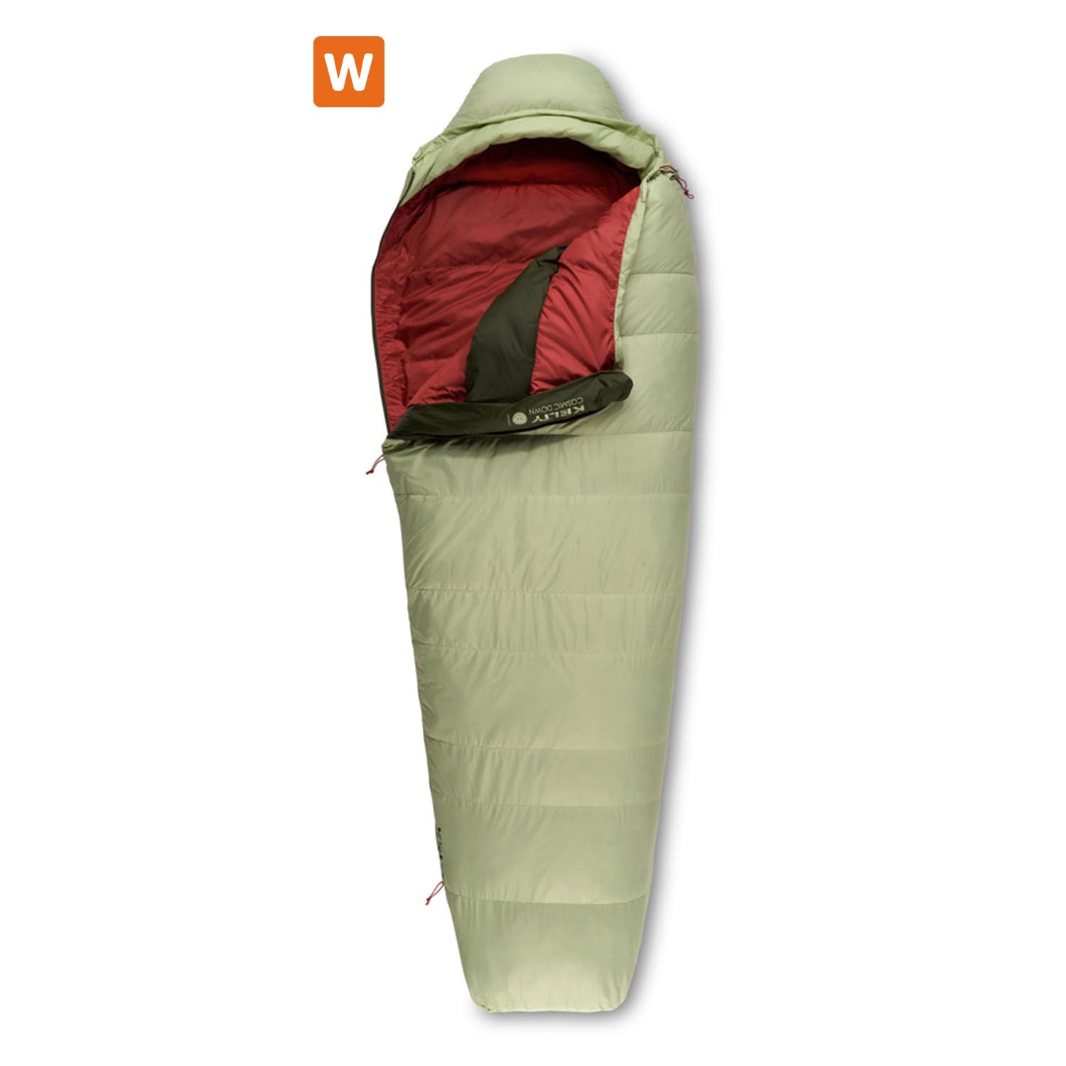 Kelty Cosmic 20 Down Mummy Sleeping Bag for Backpacking, Campers, 550 Fill Power, Recycled Fabrics with PFAS-Free DWR, Designed in Sunny Colorado, USA, 2024 Model