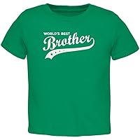 World's Best Brother Kelly Green Toddler T-Shirt - 4T