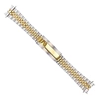 Ewatchparts 20MM JUBILEE WATCH BAND COMPATIBLE WITH ROLEX SUBMARINER GMT DATEJUST GLIDE LOCK TWO TONE