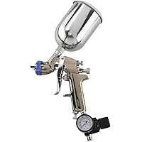 NEIKO 31213A Air Spray Paint Gun, HVLP with Gravity Feed, 1.3 MM Nozzle, 600 CC Capacity, Spray Gun Paint Sprayer for Walls, Automotive, Home Improvement