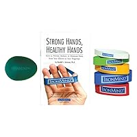 IronMind Strong and Healthy Hands Kit: EGG & Bands - Rehab/Prehab for Carpal Tunnel, Tennis Elbow, RSI, Arthritis
