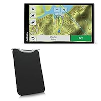 BoxWave Case Compatible with Garmin DriveTrack 71 - SlipSuit, Soft Slim Neoprene Pouch Protective Case Cover - Jet Black