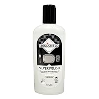 Tarni-Sheild Silver Polish - Clean, Polish, and Protect Against Tarnish - 8 Ounces – Safely Cleans Silver, Copper, Brass, and Other Metals in Just One Application