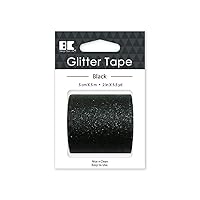 Best Creation Glitter Tape, 50mm/5m, Black