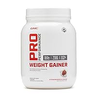 Pro Performance Weight Gainer - Strawberries and Cream, 6 Servings, Protein to Increase Mass