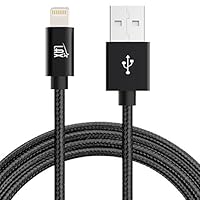 LAX iPhone Charger Lightning Cable - MFi Certified Durable Braided Apple Lightning USB Cord for iPhone 11/11 Pro Max/XS Max/X/iPad, iPod & More