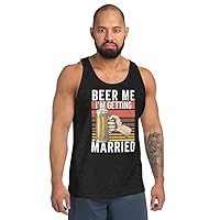 Beer Me I'm Getting Married Funny Bachelor Party Groom Retro Unisex Tank Top