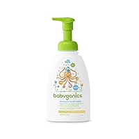 Babyganics Foaming Shampoo and Body Wash, Fragrance Free, 16 Ounce, Package may vary
