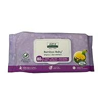 Aleva Naturals Bamboo Baby Wipes, Perfect for Sensitive Skin, Extra Strong and Super Soft, Natural and Organic Ingredients, Certified Vegan, Original, 80 Count (Pack of 6)