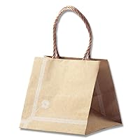 Shimojima Heiko Paper Bags, P Smooth 18-18, Unbleached, Craft, Levin, 7.1 x 7.1 x 7.1 inches (18 x 18 x 18 cm), 25 Sheets